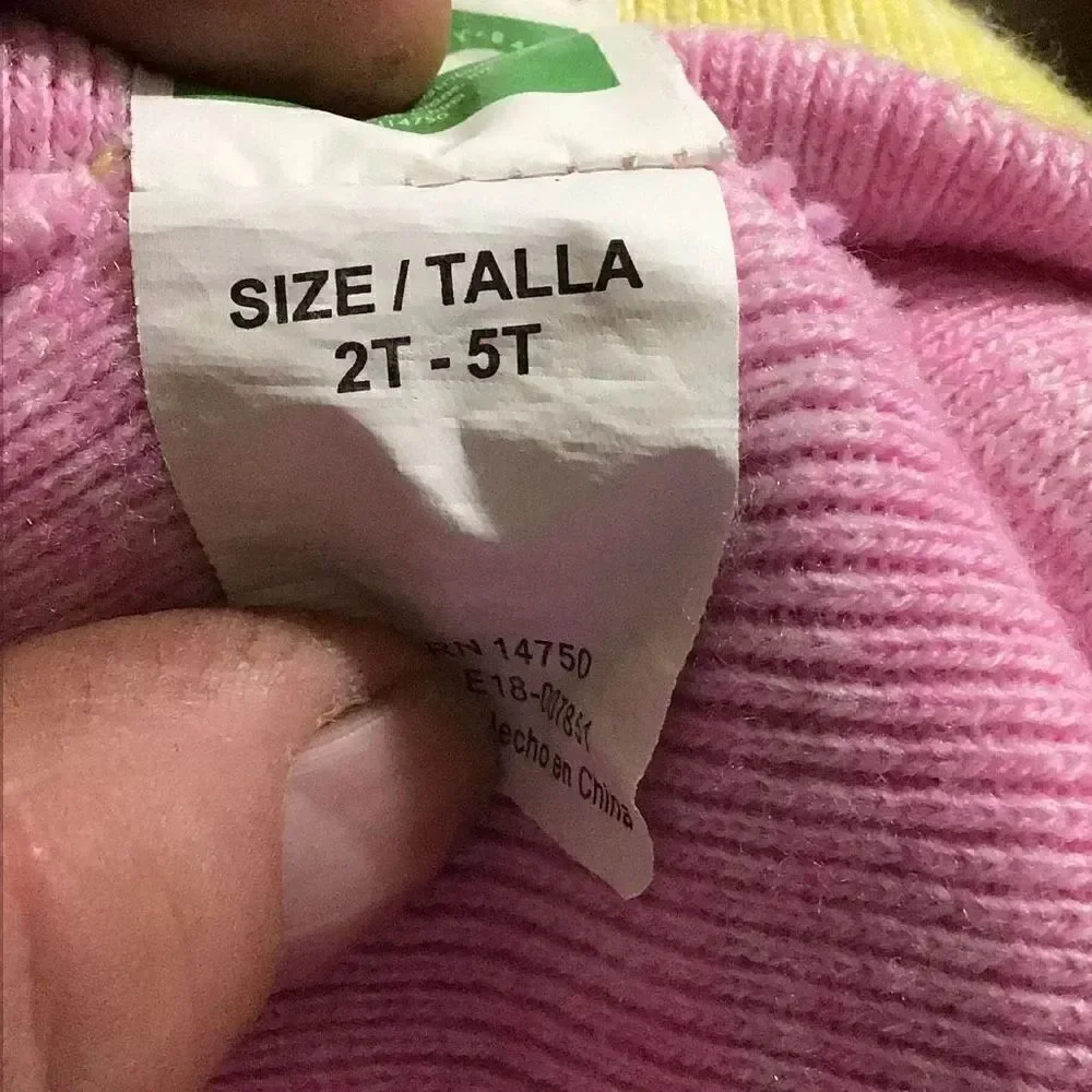 Peppa pig knit cap size 2t-5t